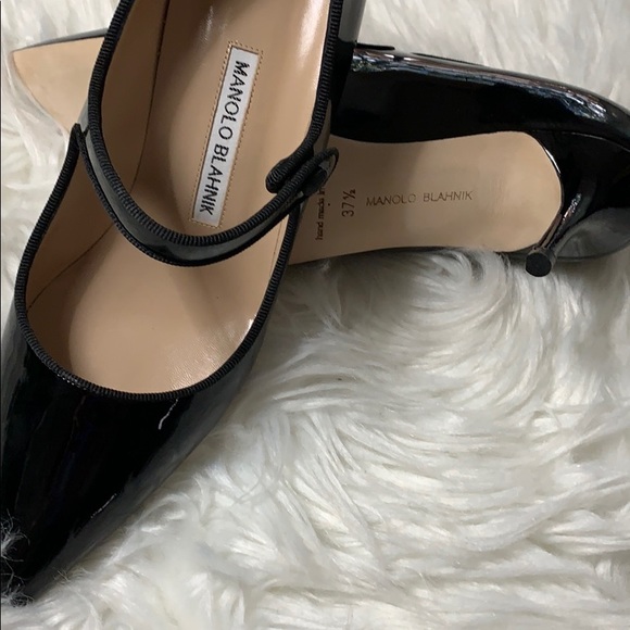 Manolo Blahnik Campari Mary Jane Pump Style - Picture 4 of 7